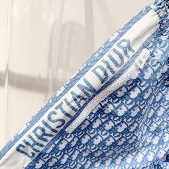 Authentic Dior Monogram Blue and White Athletic Shorts - Picture 5 of 7